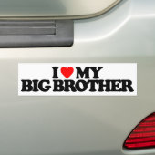 IK HOOP VAN MIJN GROTE BROER BUMPERSTICKER (Op auto)