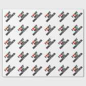 IK HOOP VAN MIJN GROTE BROER CADEAUPAPIER (Vlak)