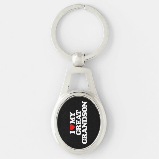 IK HOOP VAN MIJN GROTE GRANDSON SLEUTELHANGER (Voorkant)