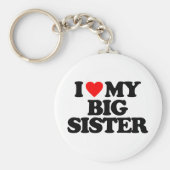 IK HOOP VAN MIJN GROTE ZISTER SLEUTELHANGER (Voorkant)