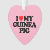 IK HOOP VAN MIJN GUINEE PIG ORNAMENT (voorkant)
