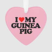 IK HOOP VAN MIJN GUINEE PIG ORNAMENT (voorkant)