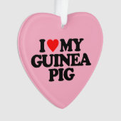 IK HOOP VAN MIJN GUINEE PIG ORNAMENT (voorkant)