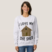 IK HOOP VAN MIJN HAE SHED Dames T-Shirts (Voorkant volledig)