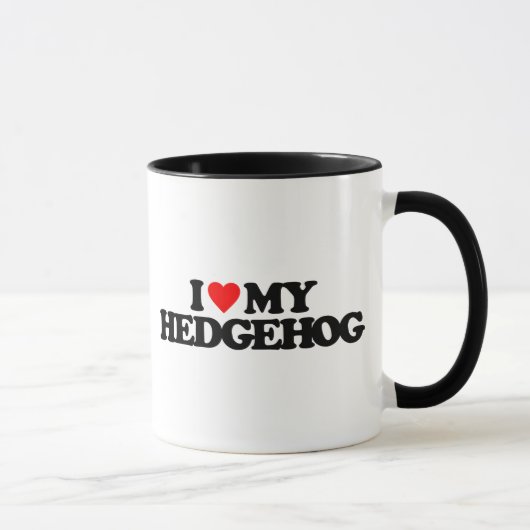 IK HOOP VAN MIJN HEDGEHOG MOK (Rechts)