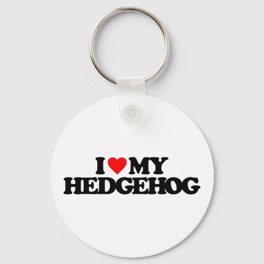 IK HOOP VAN MIJN HEDGEHOG SLEUTELHANGER (Voorkant)