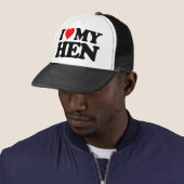 IK HOOP VAN MIJN HEN TRUCKER PET (In situ)
