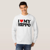 IK HOOP VAN MIJN HIPPO T-SHIRT (Voorkant volledig)