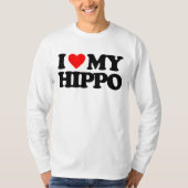 IK HOOP VAN MIJN HIPPO T-SHIRT (Voorkant)