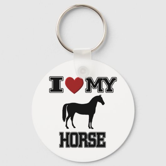 IK HOOP VAN MIJN HORSE SLEUTELHANGER (Voorkant)