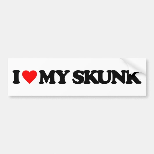 IK HOOP VAN MIJN HUIS BUMPERSTICKER (Voorkant)