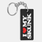 IK HOOP VAN MIJN HUIS SLEUTELHANGER (Voorkant Links)