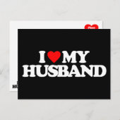 IK HOOP VAN MIJN HUSBAND BRIEFKAART (Voorkant / Achterkant)