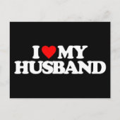 IK HOOP VAN MIJN HUSBAND BRIEFKAART (Voorkant)