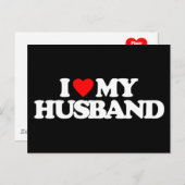 IK HOOP VAN MIJN HUSBAND BRIEFKAART (Voorkant / Achterkant)