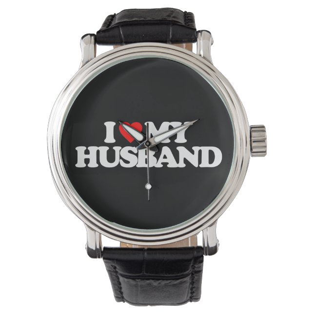 IK HOOP VAN MIJN HUSBAND HORLOGE (Voorkant)