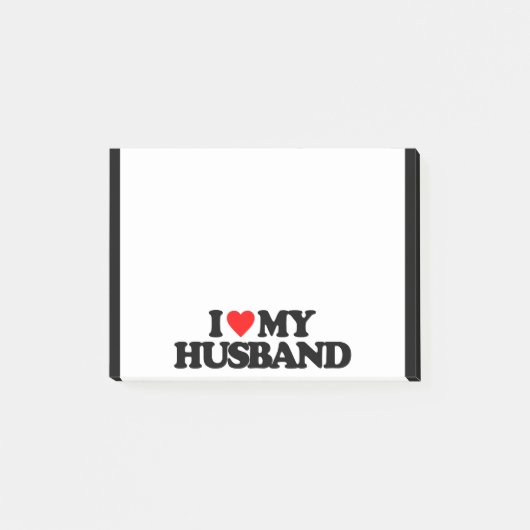 IK HOOP VAN MIJN HUSBAND POST-IT® NOTES (Voorkant)