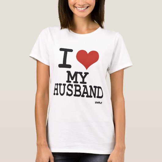 IK HOOP VAN MIJN HUSBAND T-SHIRT (Voorkant)