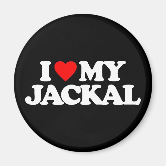 IK HOOP VAN MIJN JACKAL MAGNEET (Voorkant)