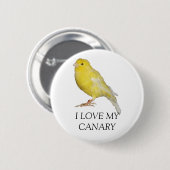 IK HOOP VAN MIJN KANAIRE Button (Voorkant /achterkant)