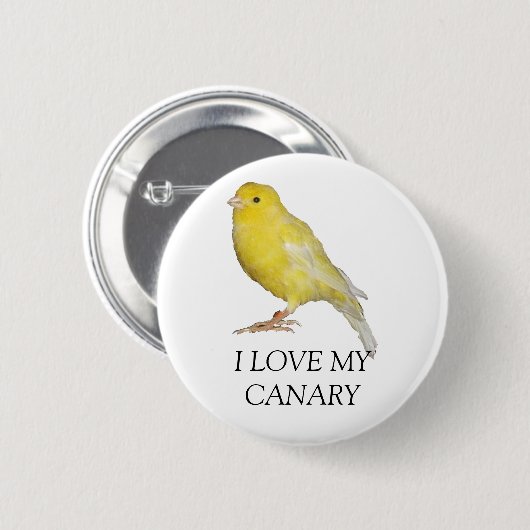 IK HOOP VAN MIJN KANAIRE Button (Voorkant /achterkant)