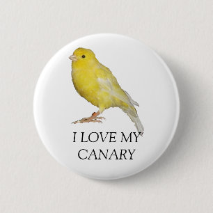 IK HOOP VAN MIJN KANAIRE Button