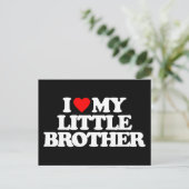 IK HOOP VAN MIJN KLEINE BROER BRIEFKAART (Staand voorkant)