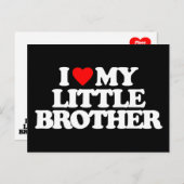 IK HOOP VAN MIJN KLEINE BROER BRIEFKAART (Voorkant / Achterkant)