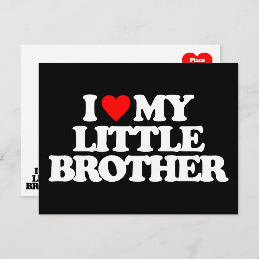 IK HOOP VAN MIJN KLEINE BROER BRIEFKAART (Voorkant / Achterkant)