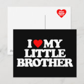 IK HOOP VAN MIJN KLEINE BROER BRIEFKAART (Voorkant / Achterkant)