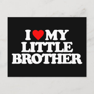 IK HOOP VAN MIJN KLEINE BROER BRIEFKAART