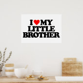 IK HOOP VAN MIJN KLEINE BROER POSTER (Keuken)