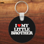 IK HOOP VAN MIJN KLEINE BROER SLEUTELHANGER (Voorkant)