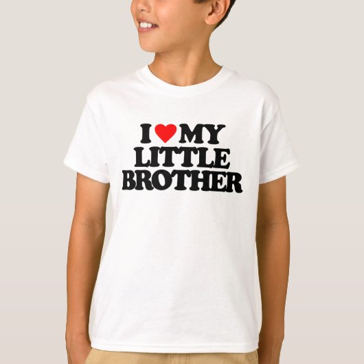 IK HOOP VAN MIJN KLEINE BROER T-SHIRT (Voorkant)