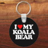 IK HOOP VAN MIJN KOALA-BEER SLEUTELHANGER (Voorkant)