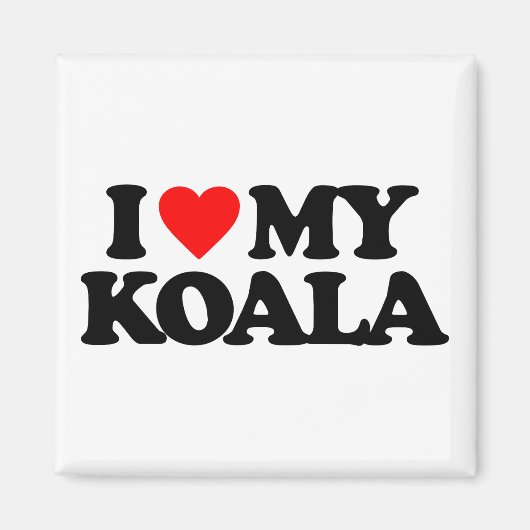IK HOOP VAN MIJN KOALA MAGNEET (Voorkant)