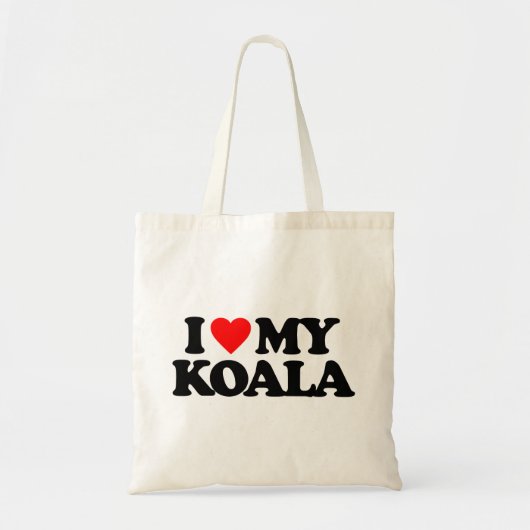 IK HOOP VAN MIJN KOALA TOTE BAG (Voorkant)