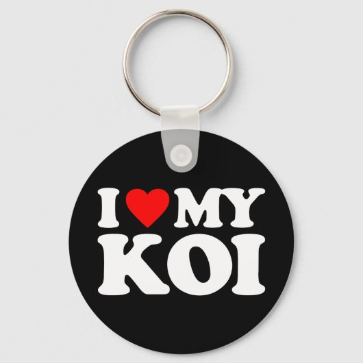 IK HOOP VAN MIJN KOI SLEUTELHANGER (Voorkant)