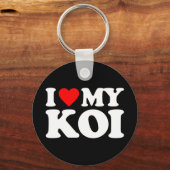 IK HOOP VAN MIJN KOI SLEUTELHANGER (Voorkant)