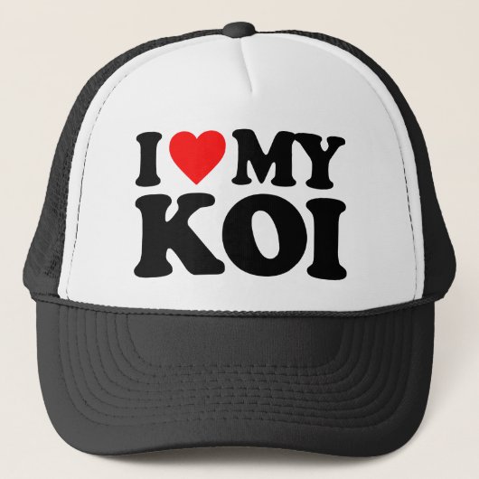 IK HOOP VAN MIJN KOI TRUCKER PET (Voorkant)