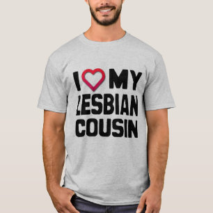 IK HOOP VAN MIJN LESBIAANSE COUSIN - T-SHIRT