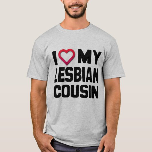 IK HOOP VAN MIJN LESBIAANSE COUSIN - T-SHIRT (Voorkant)