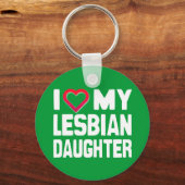 IK HOOP VAN MIJN LESBIAANSE DOUGHTER - -.png Sleutelhanger (Voorkant)