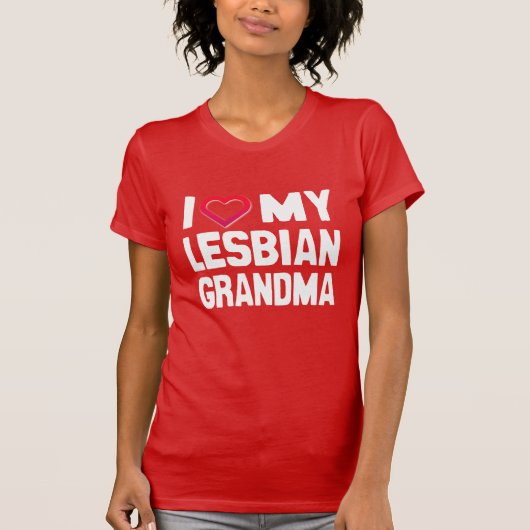 IK HOOP VAN MIJN LESBIAANSE GRANDMA - - T-SHIRT (Voorkant)