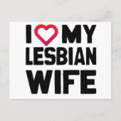 IK HOOP VAN MIJN LESBIAANSE WIFE -.png Briefkaart (Voorkant)