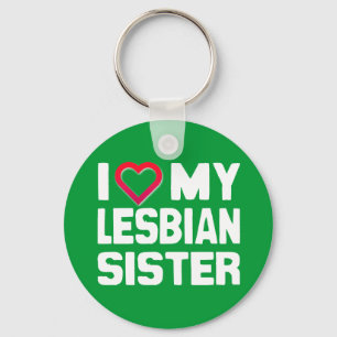 IK HOOP VAN MIJN LESBIAANSE ZISTER -.png Sleutelhanger