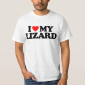 IK HOOP VAN MIJN LIZARD T-SHIRT (Voorkant)