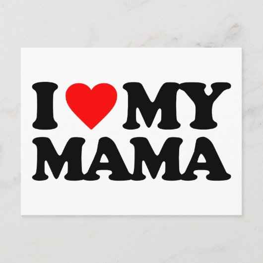 IK HOOP VAN MIJN MAMA BRIEFKAART (Voorkant)