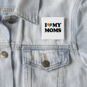IK HOOP VAN MIJN MOMS VIERKANTE BUTTON 5,1 CM (In situ)