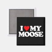 IK HOOP VAN MIJN MOOSE MAGNEET (Voorkant / Achterkant)